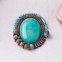 Step 7 - Follow the curve of the cabochon